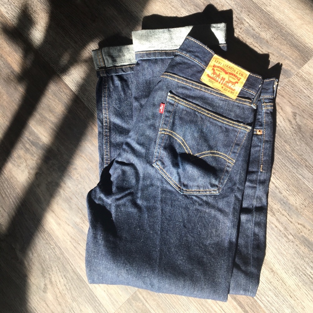 Levi’s 505 jeans.